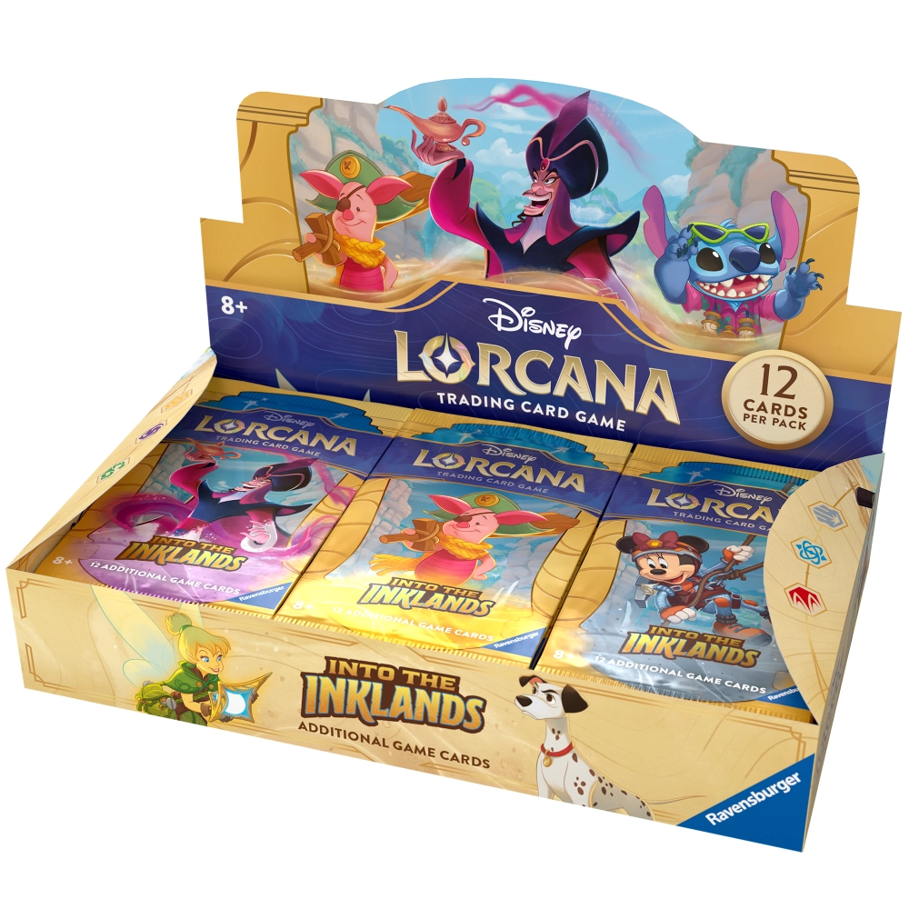 Disney-Lorcana-TCG-Into-The-Inklands-Booster-Box-kartorium-big-gry-limited-pokemon-grand-archive-One-Piece-gry-karciane-Disney-Lorcana