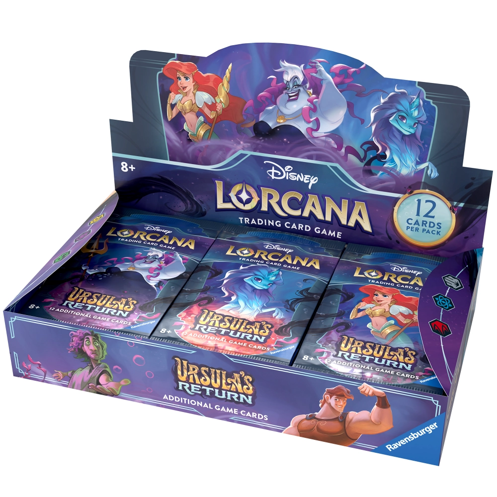 Disney-Lorcana-TCG-Ursulas-Return-Booster-Box-kartorium-big-gry-limited-pokemon-grand-archive-One-Piece-gry-karciane-Disney-Lorcana
